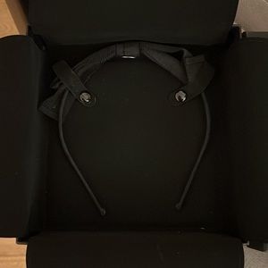 Chanel black headband